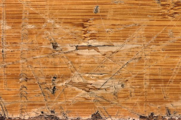 Old Varnished Blockboard Cracked Scratched Oeled Off Grunge Tex
 - Фото, изображение