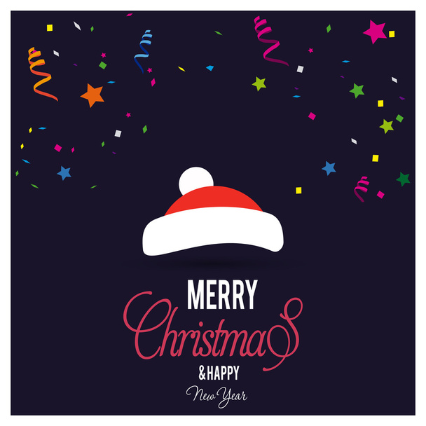 Cute Christmas Hat - Vector, Image
