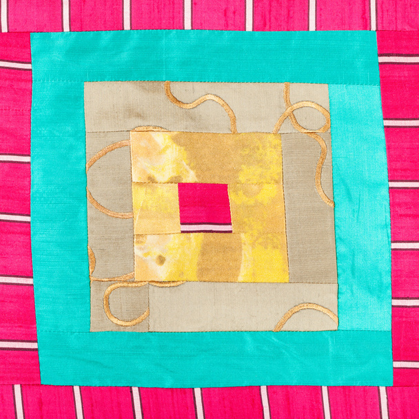 motif carré de tissu patchwork
 - Photo, image