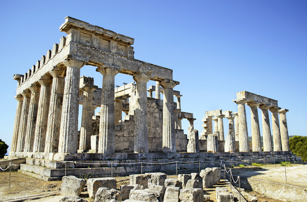 chrámu Aphaia Aegina, Řecko - Fotografie, Obrázek