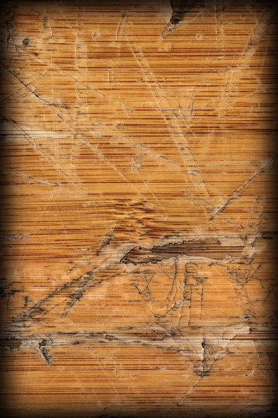 Stary lakierowane stolarską pęknięty porysowany odkleić winieta G - Zdjęcie, obraz