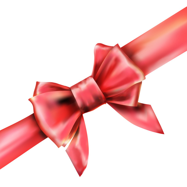 bow ribbon gift vector - Vector, Image