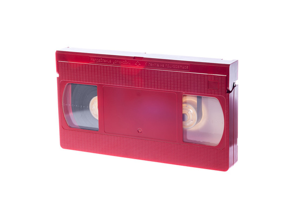Cassete de vídeo isolado no fundo branco
 - Foto, Imagem
