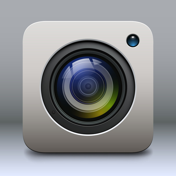 Photo camera icon - Vector, imagen