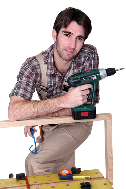 A casual carpenter. - Фото, зображення