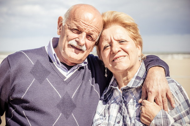 Senior couple portrait - Фото, изображение