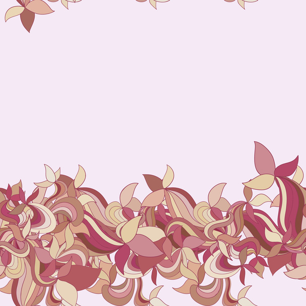 Hand-drawn floral seamless pattern - Vektor, kép