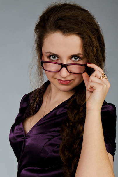 Businesswoman in glasses - Foto, Imagem