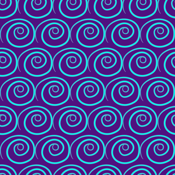 Abstract Seamless pattern with swirls - Vector, Image