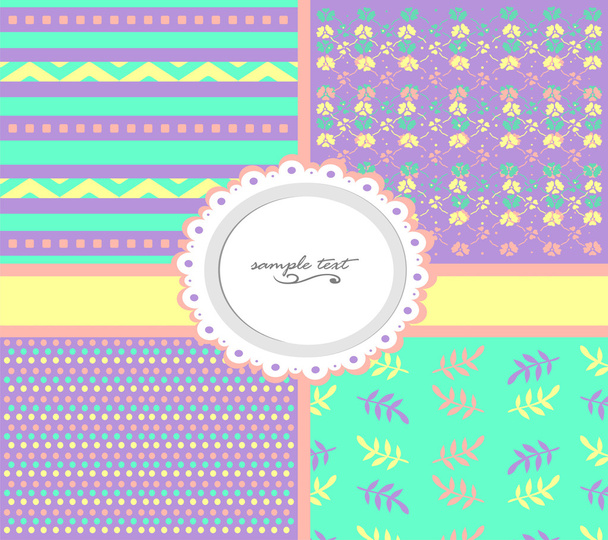 Set of backgrounds. - Vector, Image