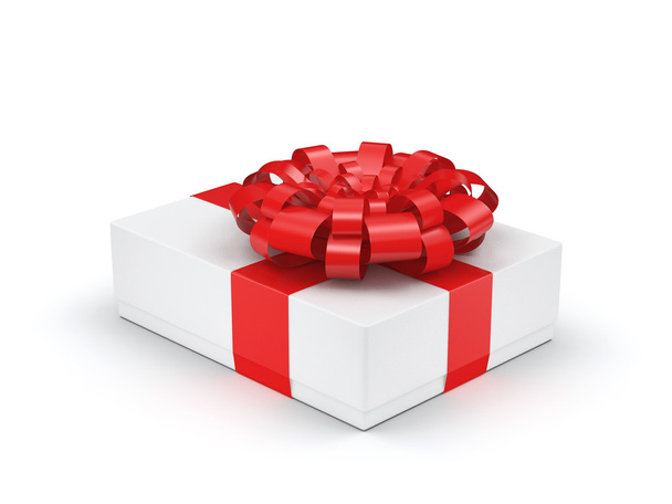 White gift box - Zdjęcie, obraz