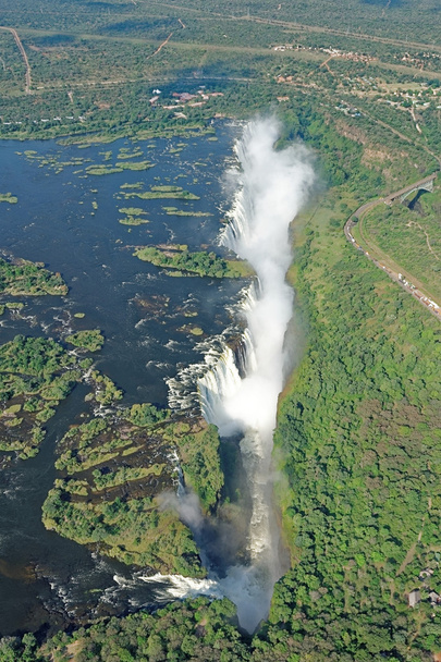 Вид с водопада Виктория
 - Фото, изображение