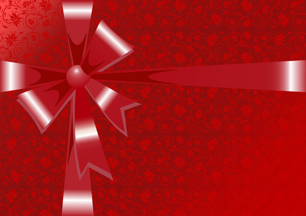 Gift wrapping in red colors - Vektör, Görsel
