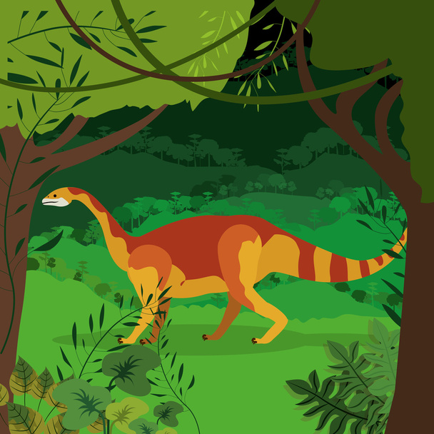 Dinosaur conceptontwerp - Vector, afbeelding