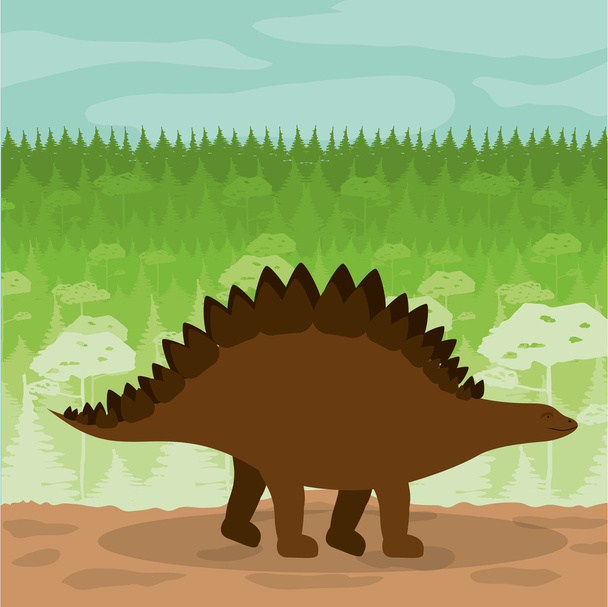 dinoszaurusz koncepcióterv - Vektor, kép
