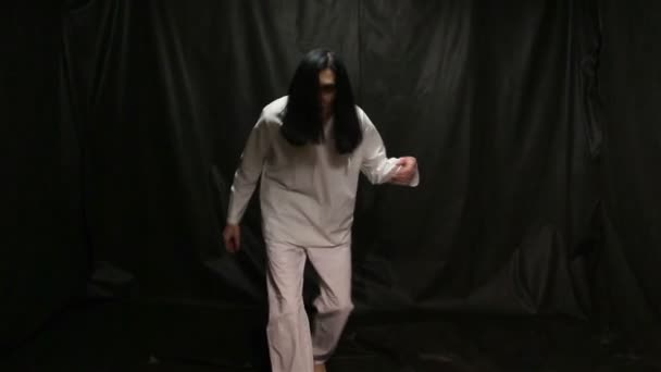 Psycho-Mann mit Krämpfen - Filmmaterial, Video