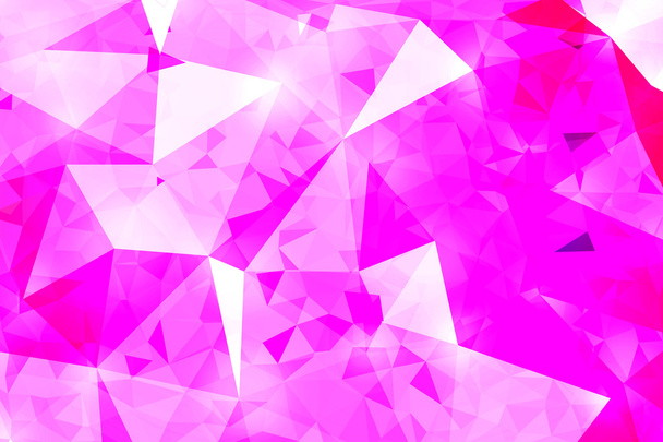rosa geométrico enrugado triangular baixo poli origami estilo gradien
 - Foto, Imagem