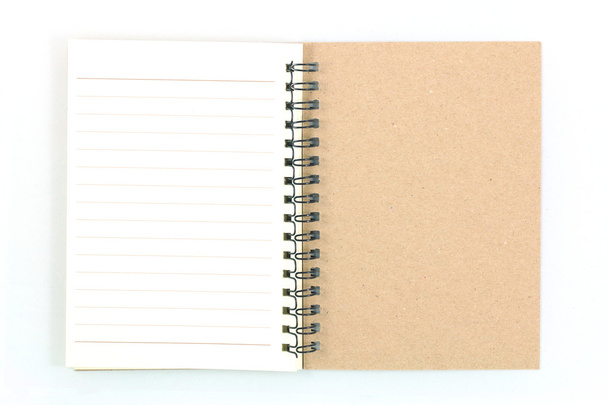 Notebook fehér háttér. - Fotó, kép