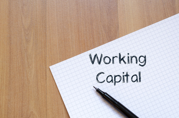 Working Capital schreiben auf Notizbuch - Foto, Bild