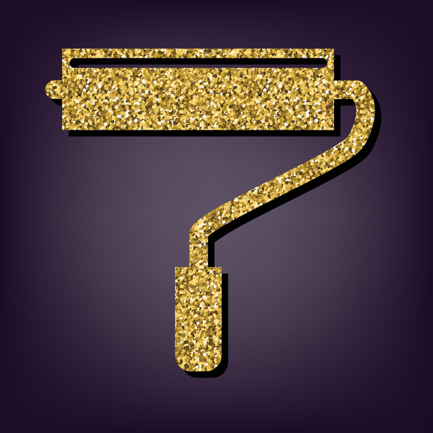Значок "Золотой стиль" на фоне перла
 - Вектор,изображение