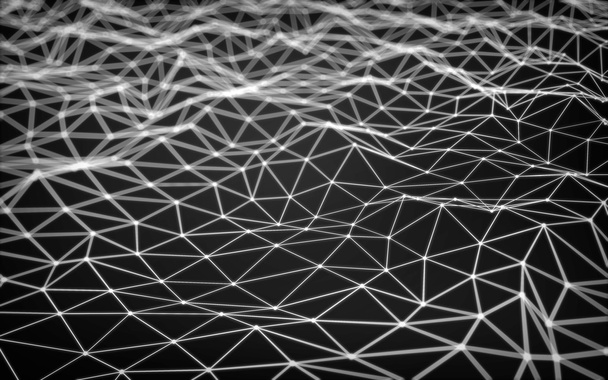 Abstrakti monikulmio tilaa alhainen poly
  - Valokuva, kuva