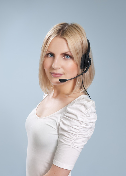 Business collection- Sexy operatore call center isolato
 - Foto, immagini