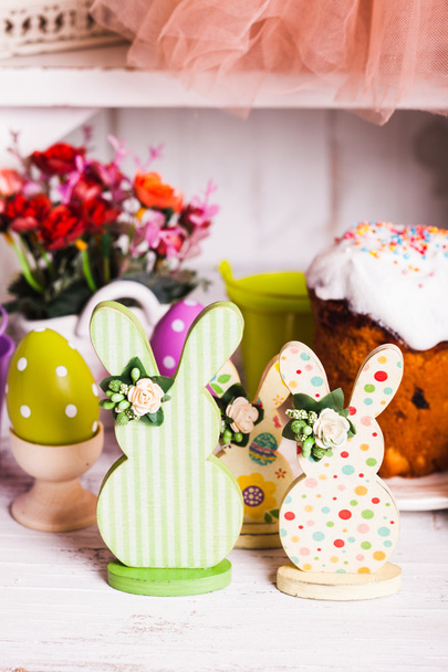 Easter bunny decor - Foto, afbeelding
