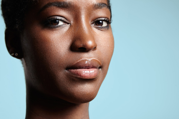 black woman with perfect skin - Fotó, kép