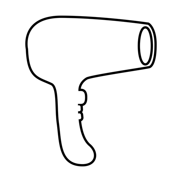 Hair Dryer line icon - Vektor, kép