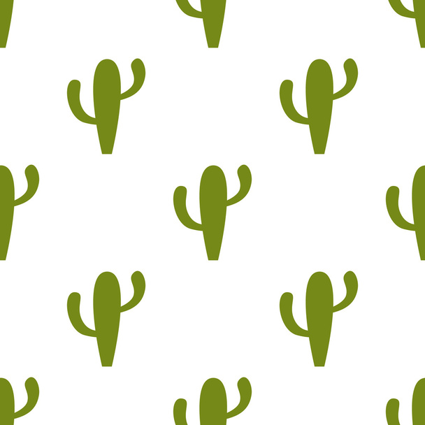 Color illustration of desert cactus - Vektör, Görsel