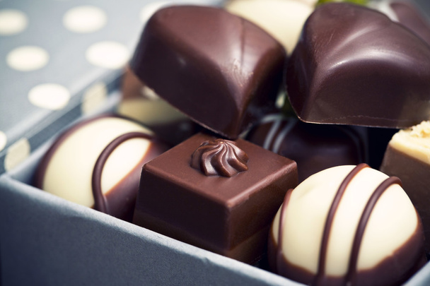 Μια σοκολάτα πραλίνες - Φωτογραφία, εικόνα