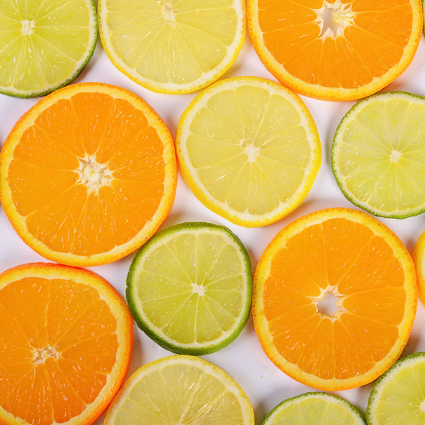 Allsorts from a citrus fruit close-up - Zdjęcie, obraz