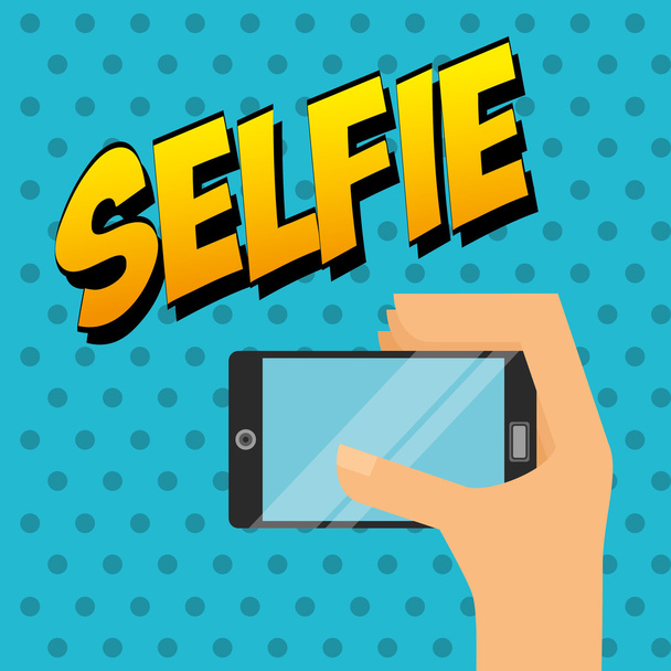 selfie φωτογραφία σχεδιασμού  - Διάνυσμα, εικόνα