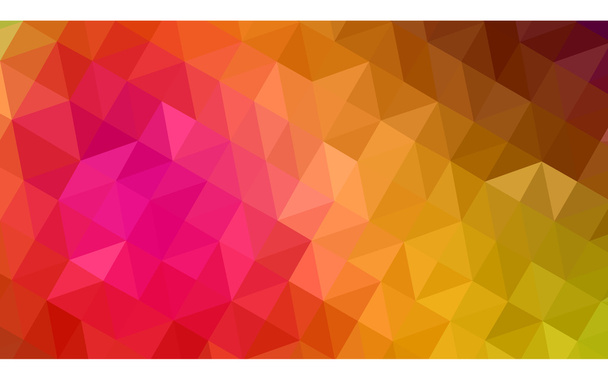 Multicolor dark polygonal design illustration, which consist of triangles and gradient in origami style. - Vector, Image