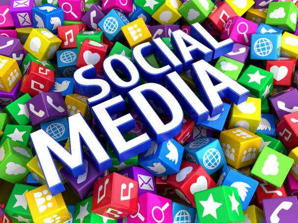 szociális média hálózati koncepció - Fotó, kép