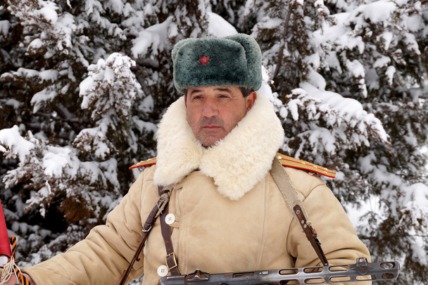 Defender of Stalingrad in a winter form - Photo, Image