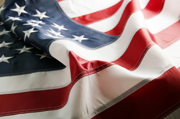 agitant le drapeau américain  - Photo, image