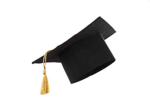 Black student hat - Φωτογραφία, εικόνα