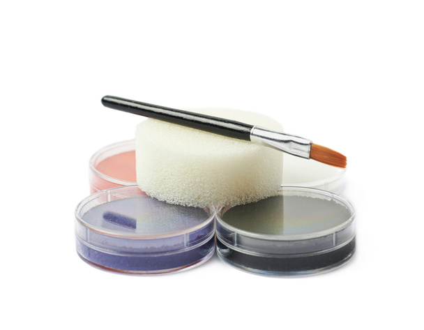 Clowns makeup kit isolated - Foto, afbeelding