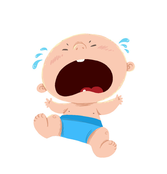 Ağlama küçük bebeğim - Fotoğraf, Görsel