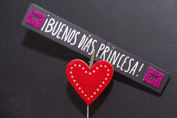 Merkki "Buenos dias princesa
" - Valokuva, kuva