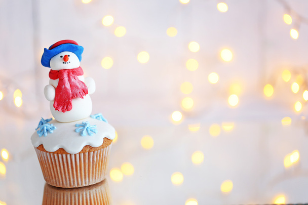 delicious Christmas cupcake - 写真・画像