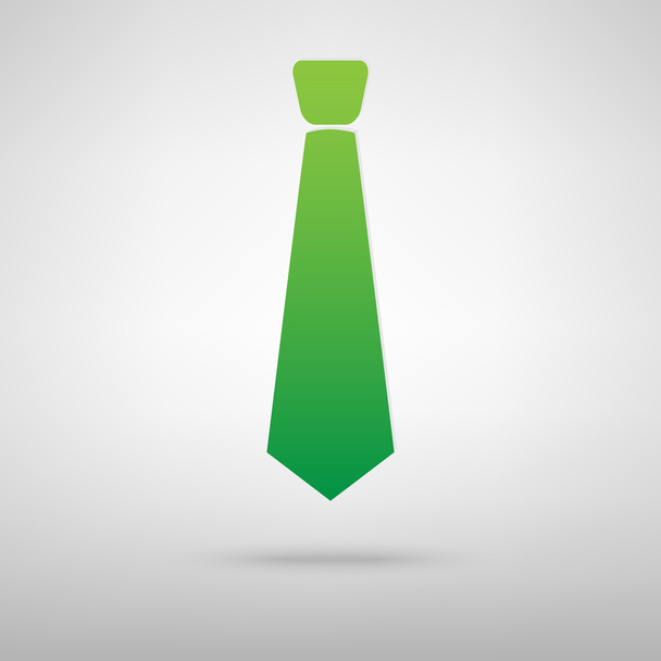 Icône cravate avec ombre
 - Vecteur, image