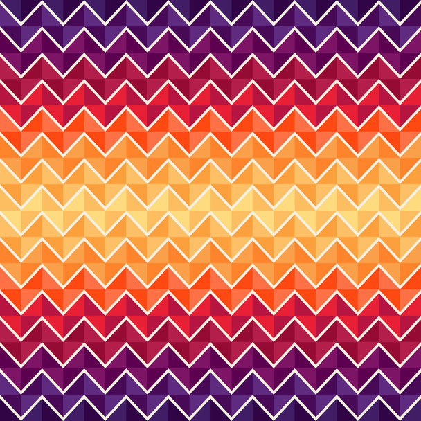 geometric pattern with zigzags - Vector, Image