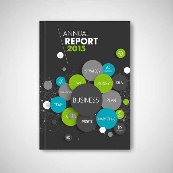 звіт про дизайн бізнес-шаблон
 - Вектор, зображення