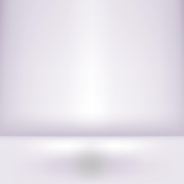 Пустой белый интерьер с белой стеной и полом
 - Вектор,изображение
