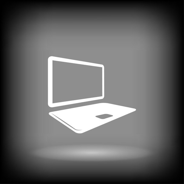 Pictograph of computer icon - Wektor, obraz
