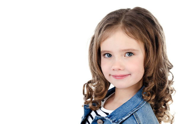 Portrait of adorable smiling  little girl - Foto, Imagem