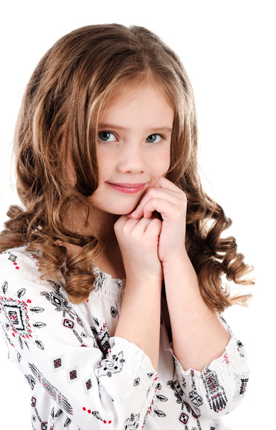 Portrait of adorable smiling  little girl - Foto, Bild