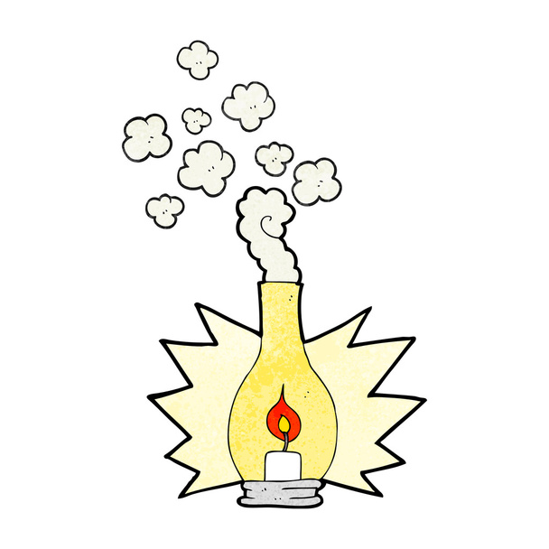 texturizado cartoon lanterna de vidro velho
 - Vetor, Imagem